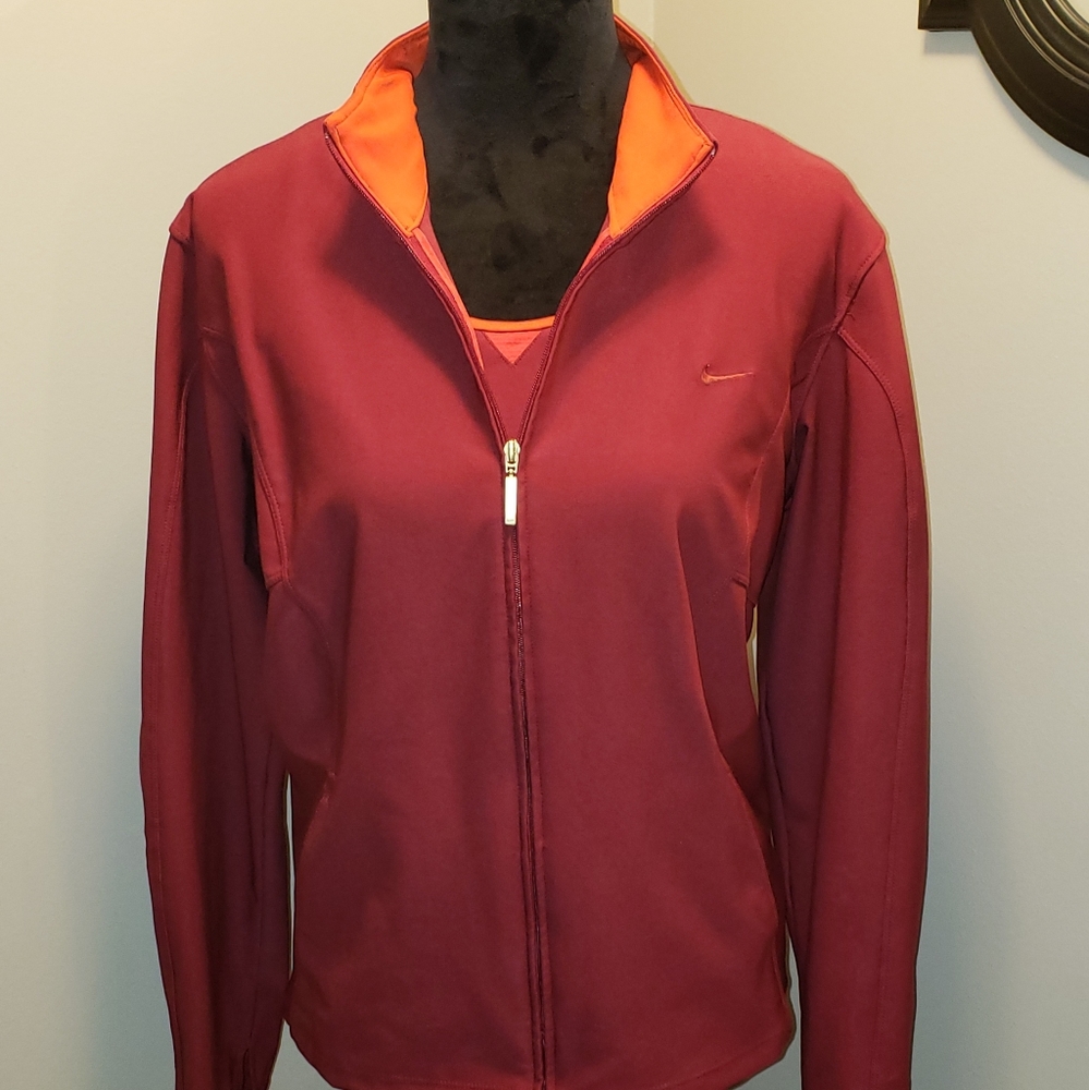 Nike sport tank with matching jacket. Both items are included in this listing.